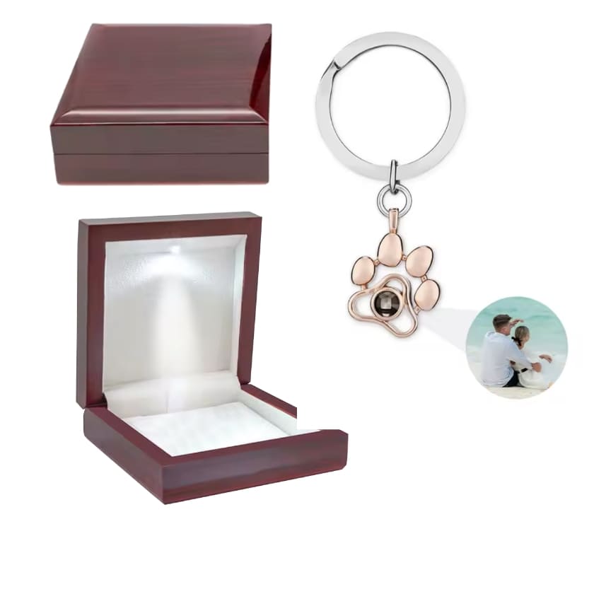 Personalisierter Pfoten-Anhänger mit Foto