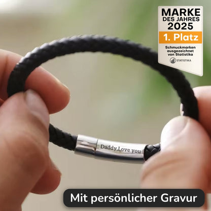 Lederarmband mit Gravur-Element