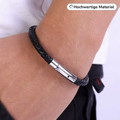 Lederarmband mit Gravur-Element