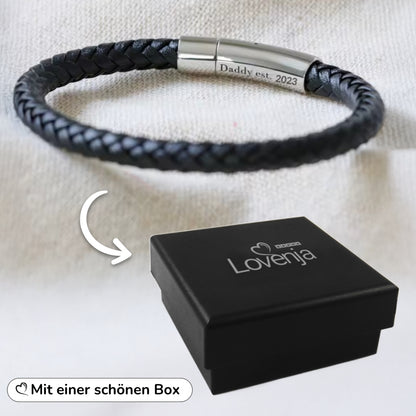 Lederarmband mit Gravur-Element