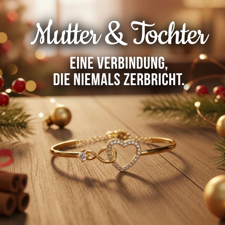 Mutter & Tochter – Unendliches Herz-Armband