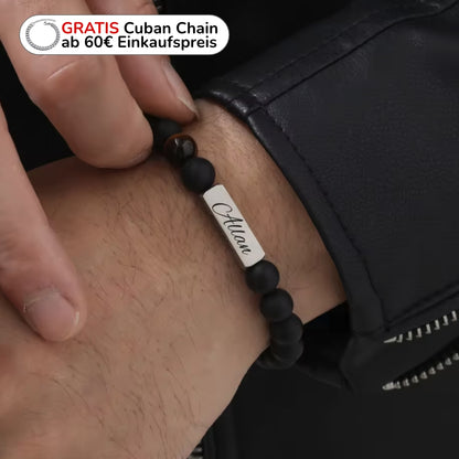 Perlenarmband mit Gravur-Element