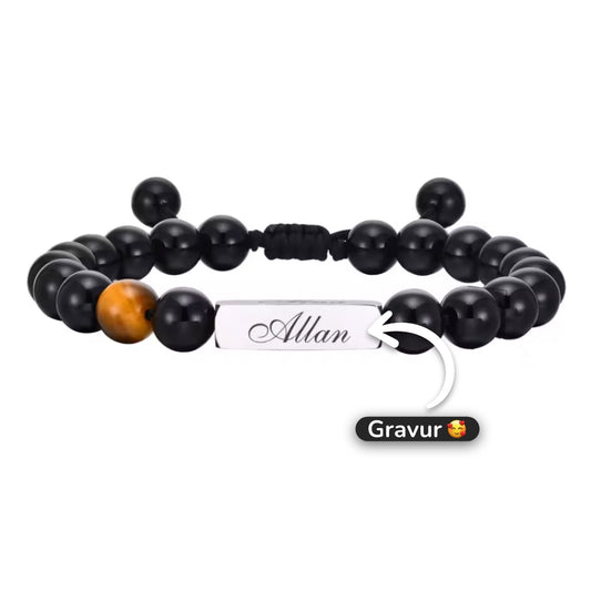 Perlenarmband mit Gravur-Element