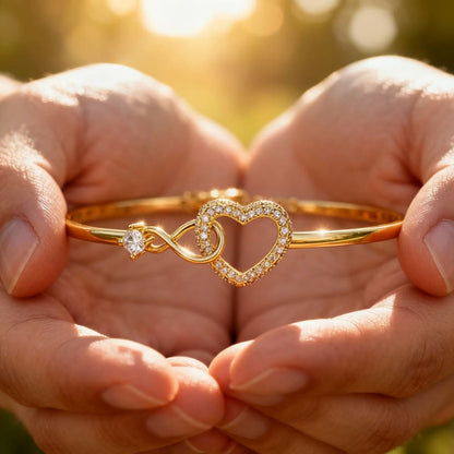 Mutter & Tochter – Unendliches Herz-Armband