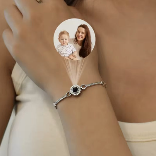 Personalisiertes Fotoarmband mit eigenem Bild / mit Veredelung