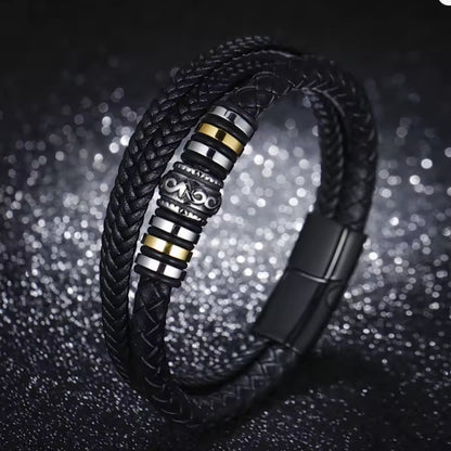 An meinen Mann - Herren Armband mit Notiz
