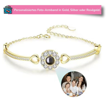 Personalisiertes Fotoarmband mit eigenem Bild / mit Veredelung