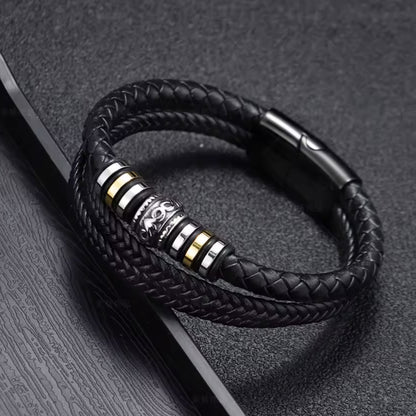 An meinen Mann - Herren Armband mit Notiz