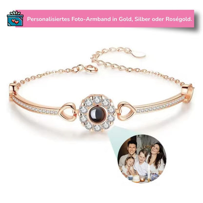 Personalisiertes Fotoarmband mit eigenem Bild / mit Veredelung