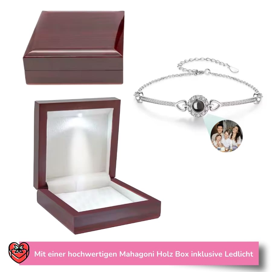 Personalisiertes Fotoarmband mit eigenem Bild / mit Veredelung