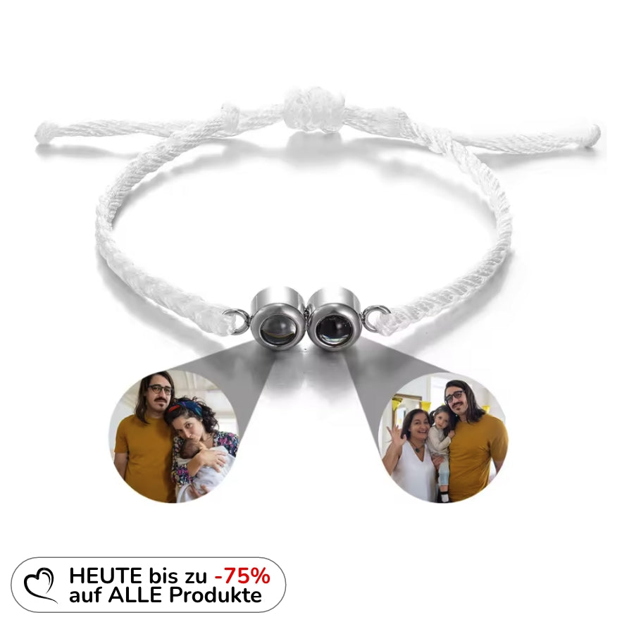 Personalisiertes Fotoarmband mit zwei Bilder