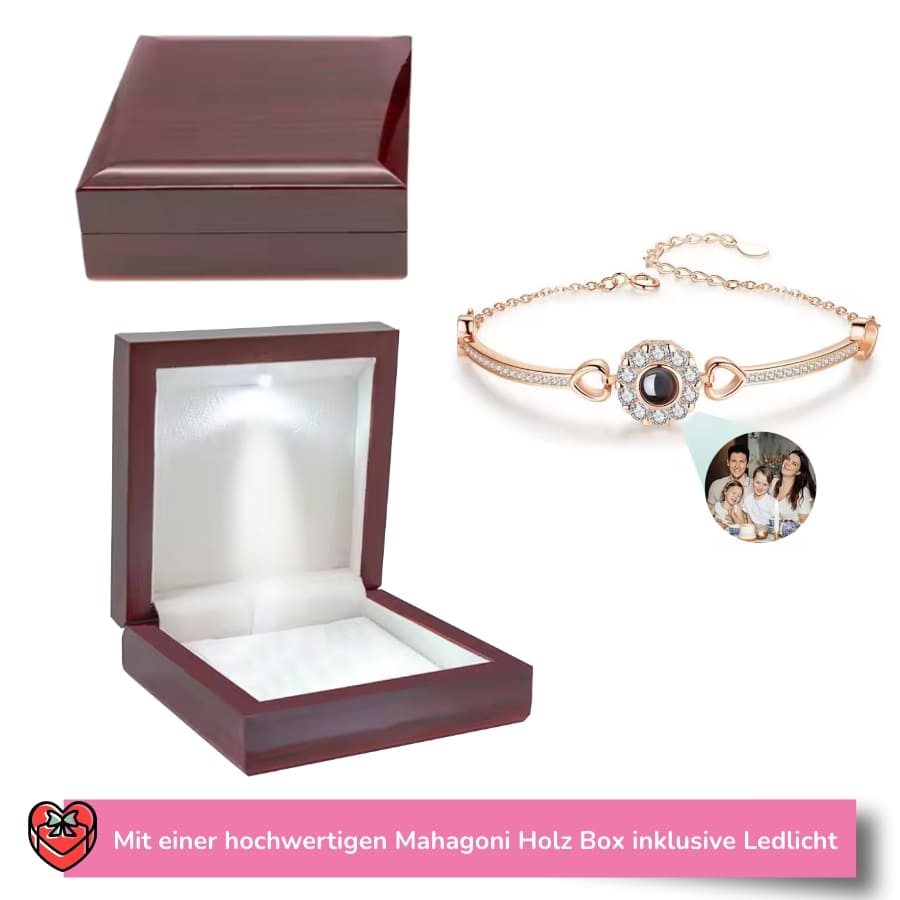 Personalisiertes Fotoarmband mit eigenem Bild / mit Veredelung