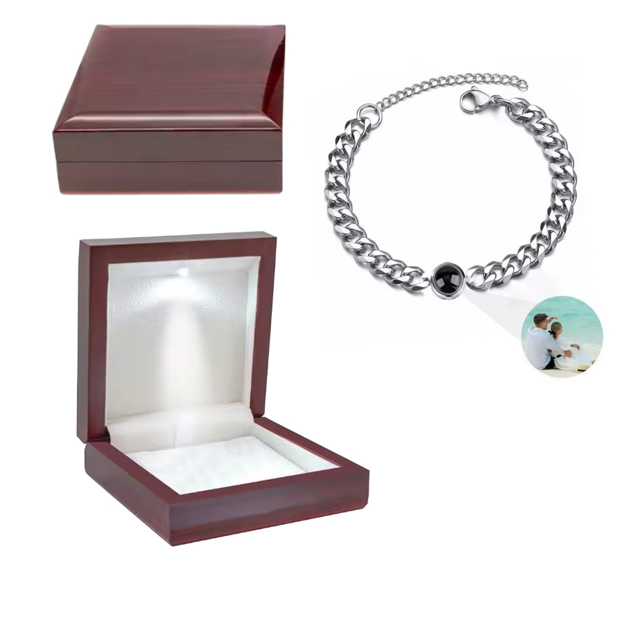 Fotoarmband mit eigenem Foto - Cuban Chain