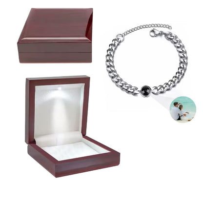 Fotoarmband mit eigenem Foto - Cuban Chain