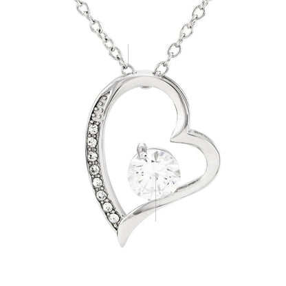 An meinen Schatz – Herzanhänger in 14k Weißgold / 18k Gelbgold Veredelung