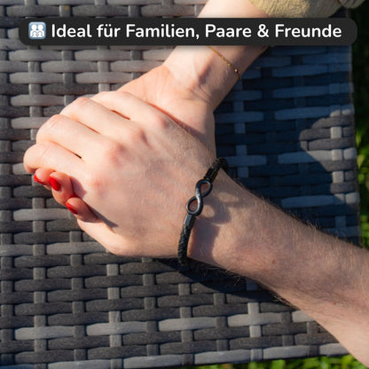 An meinen Mann – Personalisiertes Infinity Armband mit Gravur
