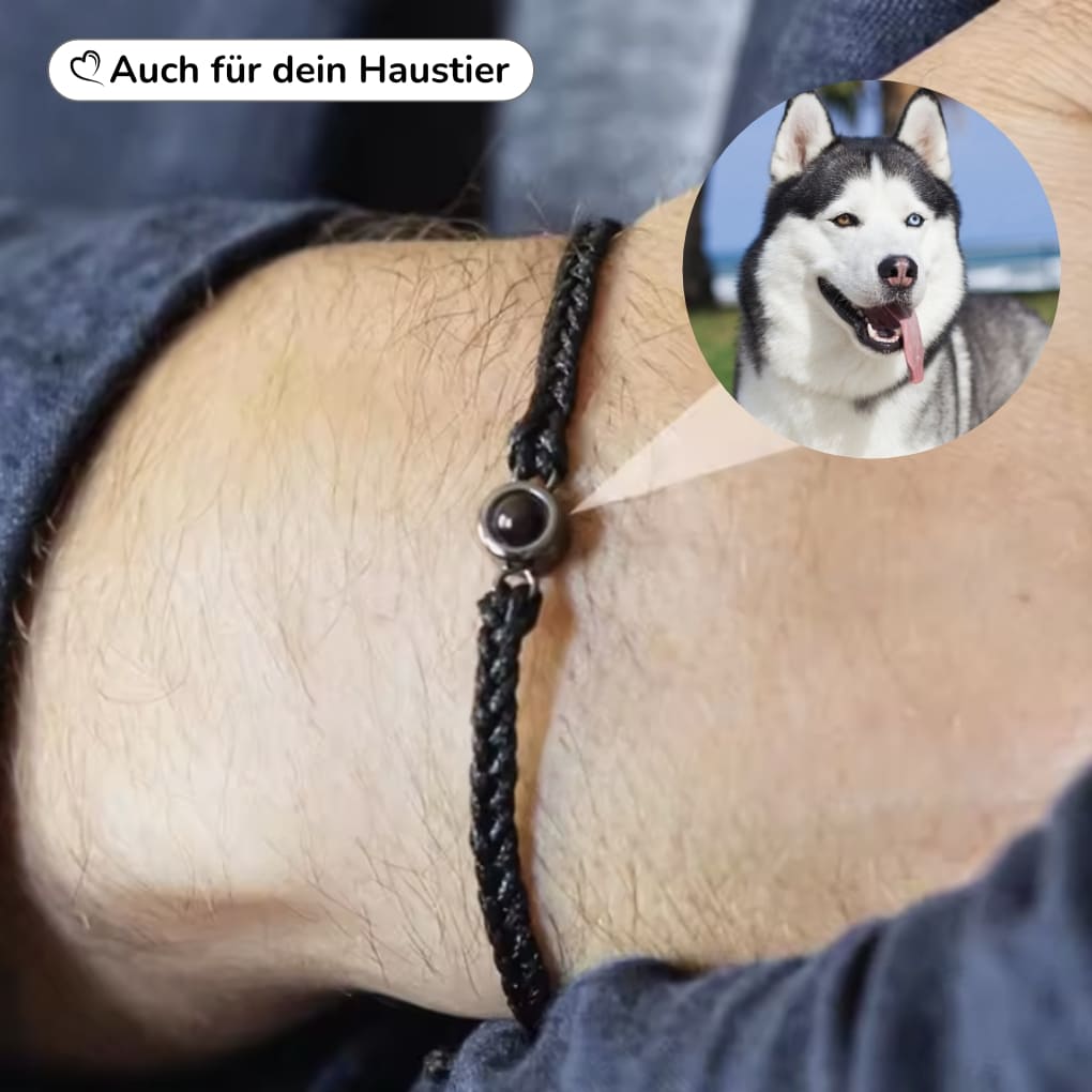 Personalisiertes Fotoarmband mit eigenem Bild