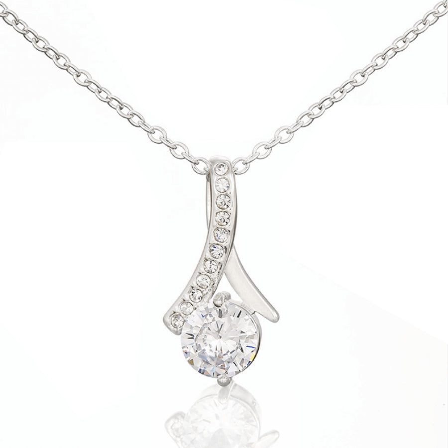 An meinen Schatz – Bandhalskette in 14k Weißgold / 18k Gelbgold Veredelung