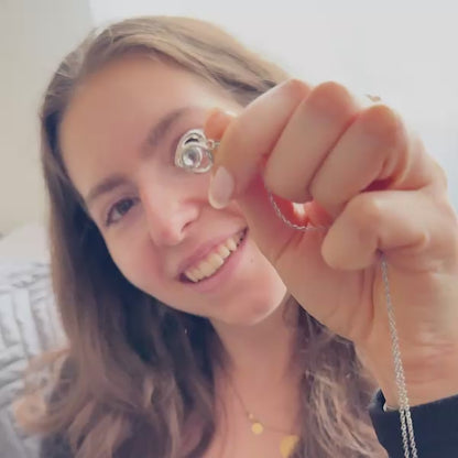 Foto Halskette mit deinem Lieblingsbild – Herzform